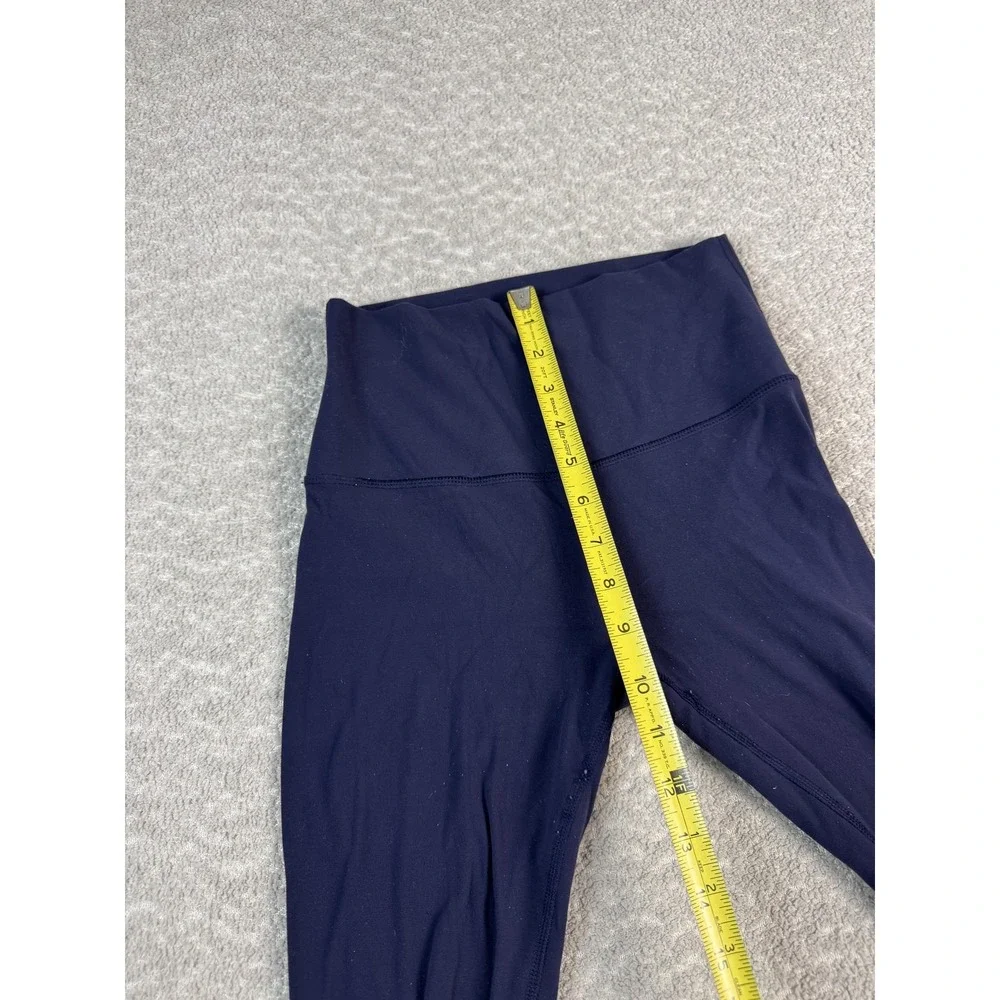 Lululemon Leggings Womens 4 Blue High Rise Ankle Yoga Gym Athletic Stretch‎